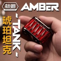 [Sẵn Sàng] Amber Tank EDC Massage Tay Chơi Người Lớn Giải Nén Kim Loại Hợp Thời Trang Chơi Fidget Spinner Ratchet Toy