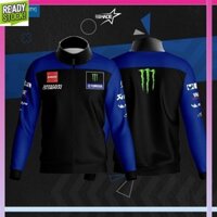 [Sẵn sàng] Áo khoác nam cổ cao 2024 Bộ đồ đua xe máy Yamaha MotoGP mới [2024 Hàng bán chạy nhất]