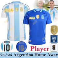 {Sẵn sàng} [Cầu thủ / S-3XL] 24-25 Áo bóng đá sân khách Argentina Áo sơ mi nam S-3XL