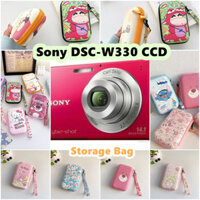 [Sẵn sàng] Dành cho Túi đựng máy ảnh Sony DSC-W330 CCD Kích thước 10x16.2cm Hoạt hình đơn giản với túi chống nước Túi đựng máy ảnh