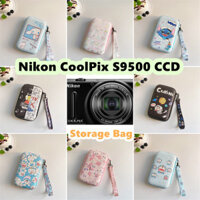 [Sẵn sàng] Dành cho Túi đựng máy ảnh Nikon CoolPix S9500 CCD Kích thước 10x16.2cm Hoạt hình đơn giản với túi chống nước Túi đựng máy ảnh