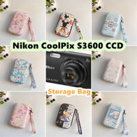 [Sẵn sàng] Dành cho Túi đựng máy ảnh Nikon CoolPix S3600 CCD Kích thước 10x16.2cm Hoạt hình dễ thương với túi chống nước Túi đựng máy ảnh