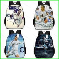 [Sẵn Sàng Đi Học] Ba Lô Cristiano Ronaldo Dành Cho Nữ Nam Học Sinh Dung Tích Lớn In Thoáng Khí Cá Tính Mult