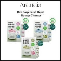 (Sẵn sàng giao hàng) [Arencia] Xà phòng gạo Fresh Royal Blue / Green / Rosehip Hyssop Cleanser 120g (+ 15g Sữa rửa mặt) _ Từ Hàn Quốc