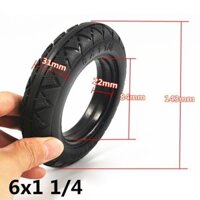 [Sẵn SÀNG] Lốp Chắc Chắn 6 inch 6X1 1 / 4 Cho Xe Đạp Gấp Xe Điện Xe Điện Mini