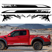 [Sẵn sàng] Nhãn dán ô tô 4X4 Nhãn dán Decal Vinyl xe địa hình cho Ford Ranger Raptor Isuzu D 'Max Nissan Navara Toyota Hilux