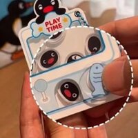 [Sẵn sàng] Phim hoạt hình sáng tạo pingu Penguin Capsule Máy đồ chơi Acrylic Lắc Happy Ba lô Mặt dây chuyền Quà tặng giá trị cao