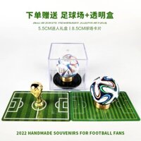 [Sẵn sàng] Quà lưu niệm World Cup Mẫu bóng đá C Ronal Argentina Messi Người hâm mộ Đồ trang trí sáng tạo làm bằng tay Quà tặng Quà tặng chất lượng cao