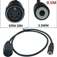 [Sẵn SÀNG * Stock] Cáp MIDI DIN 5PIN 3.5 Nữ Sang DIN 5P Nữ Âm Thanh Cắm Sang MIDI Cáp Chuyển Đổi Âm Thanh