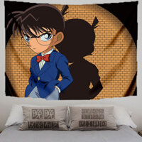 [Sẵn Sàng] Thám Tử Lừng Danh Conan Vải Nền Anime Giấy Dán Tường Ký Túc Xá Tấm Thảm Đầu Giường Poster Trang Trí Phòng Ngủ Bố Trí Nền Vải Treo Tường Gửi Bạn Bè Trao Đổi