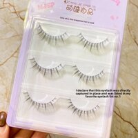 [Sẵn sàng trong kho] Lông mi dễ thương Thời trang Quỷ nhỏ sắc nét Lông mi giả Thân trong suốt Mắt truyện tranh tự nhiên Lông mi trang điểm khỏa thân A07