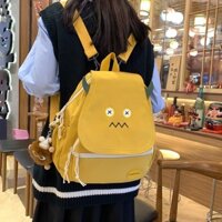 [Sẵn SÀNG] Túi đi học nữ phiên bản Hàn Quốc, trung học, tiểu học, trung học cơ sở, ba lô tương phản màu sắc, ba lô dễ thương