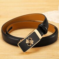 [Sẵn Sàng Vận Chuyển Nhanh] Thắt Lưng Nữ Da Thật Chính Hãng Khóa Tự Động Thời Trang Phù Hợp Với Tất Cả Trận Đấu Đơn Giản Thắt Lưng Quần Jean Nữ Thắt Lưng Trắng