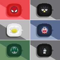 [Sẵn sàng] Vỏ bảo vệ tai nghe silicon mềm hoạt hình Tương thích với Beats Powerbeats Pro2 có móc