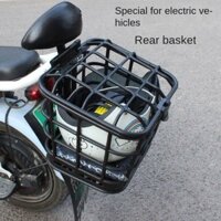 [Sẵn Sàng] Xe Điện Xe Đạp Giỏ Phía Sau Pin Xe Phía Sau Giỏ Lót Túi Bảo Quản Giỏ Treo