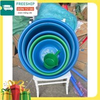 [sẵn] SET 5 MÓN THAU NHỰA ( tặng kèm 1 gáo múc nước), CHẬU NHỰA CAO CẤP  việt nhật,chậu đẹp rẻ [mới]