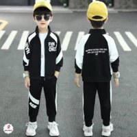 [SẴN, SHIP 24H] Bộ quần áo bé trai dài tay 3-12 tuổi✨ thời trang thu đông bé trai lớn 25kg 30kg 35kg 40kg 45kg