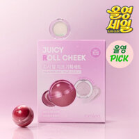 [SẴN SHIP] Set má hồng kem tròn ROMAND + Highlight 2025 Juicy Roll Cheek