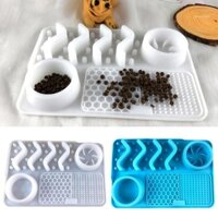 San * Silicone Thú Cưng Liếm Miếng Lót Thú Cưng Chó Chậm Miếng Lót Hút Chậm Miếng Lót Chó Liếm Miếng Lót Để Ăn Chậm
