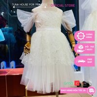 [Sẵn size 8-35kg] Váy đầm xoè công chúa thiết kế cho bé gái Sydney sequin lấp lánh - Tuna House For Princess