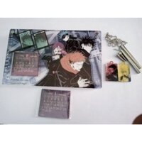 [SẴN] Standee lịch jjk vol18 kèm móc khoá như ảnh ( 2 Megumi , Miwa, Kamo)