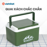 (sẵn) thùng đá mini 2.3 lít. Phích vuông mini 2.3L , giữ nhiệt lên đến 24h, bảo quản đồ ăn