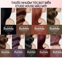 SẴN Thuốc Nhuộm Tóc dạng bọt Etude House Hot Style Hair Coloring Bubble