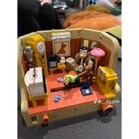 (sẵn tím, xanh lá) thelei bộ đồ chơi lắp ghép xếp hình lego AREAX CHÍNH HÃNG mr bean ngôi nhà phòng hộp quà tặng