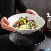 (SẴN) Tô nông lòng Orionid chống xước họa tiết mưa sao băng, tô ramen, salad, mì phở- Bát đĩa sứ nhà hàng cao cấp
