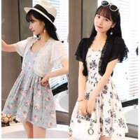 [Sẵn từ S - XXL] Áo khoác ren lửng phối tay 2 lớp - đi làm - đi chơi - dạo phố - Hàng mới về