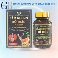 Sẵn Viên uống Sâm Nhung Bổ Thận Rostex hỗ trợ tăng cường sinh lí nam giới, bổ thận, tráng dương ( Hộp / 30 viên)-SRMShop