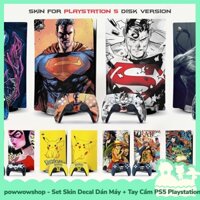 [Sẵn VN - Hỏa Tốc] 16 Mẫu Skin Decal Dán Trang Trí DIY Cho Tay Cầm & Máy Game Playstation 5 PS5 Bản Đĩa Gothic Style