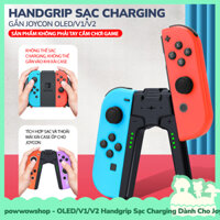 [Sẵn VN - Hỏa Tốc] Oled/V1/V2 Handgrip Charging Sạc Dành Cho Joycon Nintendo Switch Black & White