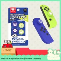 [Sẵn VN - NowShip] IINE Phụ Kiện Set 4 Nút Bọc Cao Cấp Cần Xoay Analog Cho Tay Cầm Joycon Nintendo Switch NS XanhD C Gấu