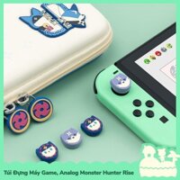 [Sẵn VN] Set Phụ Kiện Túi Đựng Máy, Bọc Nút Analog Joycon Cho Máy Game Nintendo Switch Monster Hunter Rise GS