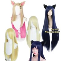 [Sẵn] Wig/Tóc giả Ahri - Liên Minh Huyền Thoại - League of Legends (LOL) [Miu Cosplay 05]
