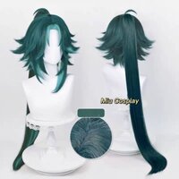 [Sẵn] Wig/Tóc giả cosplay Xiao ver long hair - Genshin Impact [Miu Cosplay 01]