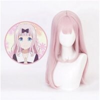 [sẵn] Wig/tóc giả cosplay Chika Fujiwara - Kaguya-sama Love Is War màu hồng [Miu Cosplay 03]