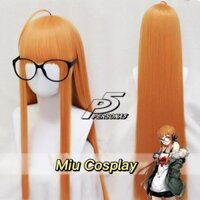 [Sẵn] Wig/tóc giả cosplay Futaba Sakura - Persona PS5/Mechanic - Identity V màu cam [Miu Cosplay Shop 01]