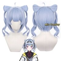 [Sẵn] Wig/Tóc giả cosplay Zaion Lanza - Vtuber/YouTuber  màu xanh tím [Miu Cosplay 03]