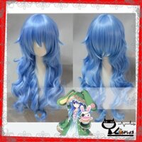 [sẵn] Wig/tóc giả cosplay Yoshino - Date a Live màu xanh da trời xoăn [Miu Cosplay 01]