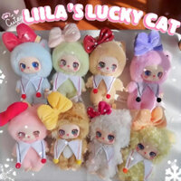 (Sẵn-Xả Hàng) Blindbox Móc Khoá Gấu Bông Liila V3 Lucky Cat Liila Mèo Thần Tài Hộp Mù Hot Trend