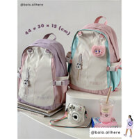 [SẴN XANH] Balo Cặp Sách Đi Học Ulzzang BL176