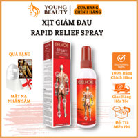 Sẵn Xịt giảm đau Rapid Relief Spray – Xịt giảm đau nhức, căng cơ, các vết sưng tím chỉ sau một lần xịt – YOUNG BEAUTY-SRMShop