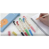 [Sản xuất tại Hàn Quốc] Bút bi 6 màu KAKAO FRIENDS (0,5mm) 6 CÁI BỘ