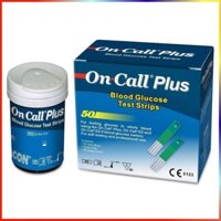 [Sản xuất tại Mỹ] Que thử đường huyết Acon On-Call Plus - Dùng Cho Máy Đo Đường Huyết On-Call Plus, On Call EZ, On Call