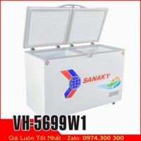 Sanaky VH-5699W1 | Tủ đông mát 550 lít 2 ngăn, Dàn lạnh ống đồng
