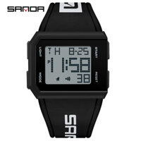 Sanda Thương Hiệu Nam Đồng Hồ Kỹ Thuật Số Chronograph Thể Thao Vòng Tay Điện Tử Chống Thấm Nước Nam Đồng Hồ Đeo Tay Đồng Hồ Báo Thức Đồng Hồ Nam 9003