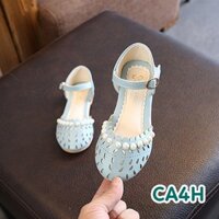 Sandal bịt mũi cho bé gái màu xanh