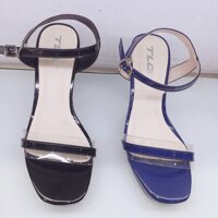 Sandal cao gót 7 phân nữ hot trend 2020 trẻ trung năng động 21664 - xanh,37